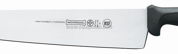 CUCHILLO DE COCINERO 12" NEGRO. MUNDIAL