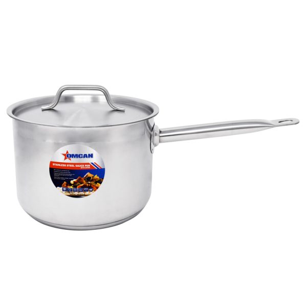 OLLA SALSERA CON TAPA 4.5QT OMCAN