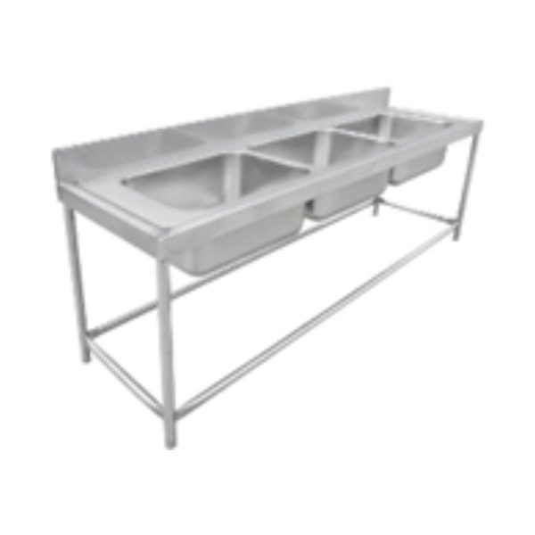 FREGADERO 3 TANQUES 1,40 m
