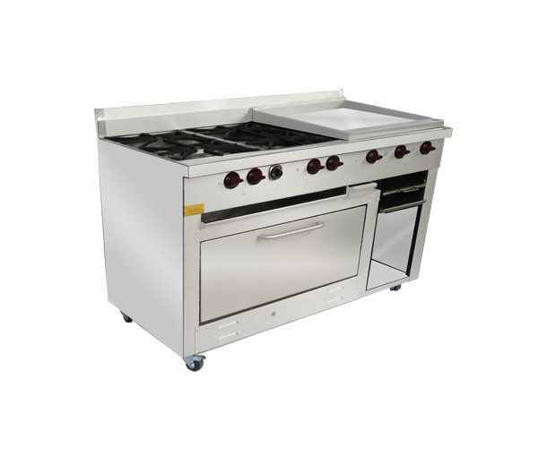 COCINA 4 FUEGOS, PLANCHA Y HORNO TA