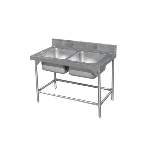 FREGADERO 2 TANQUES 1,00m