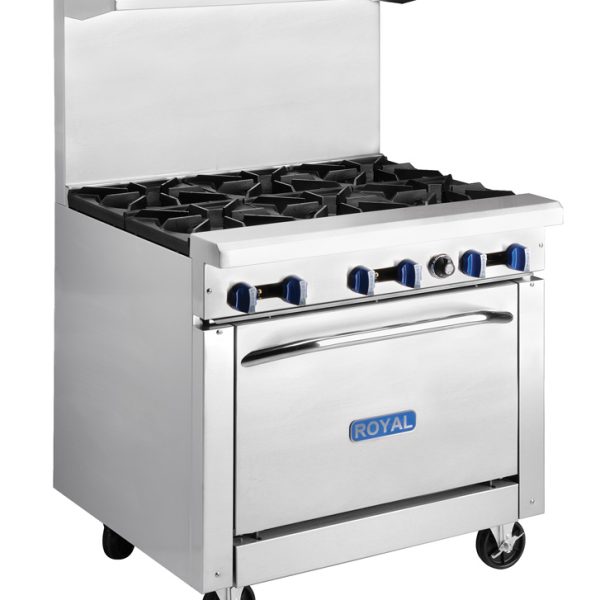 COCINA INDUSTRIAL AMERICANA ROYAL 6 QUEMADORES